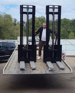 Тест-драйв складской техники на нашем складе в Керчи